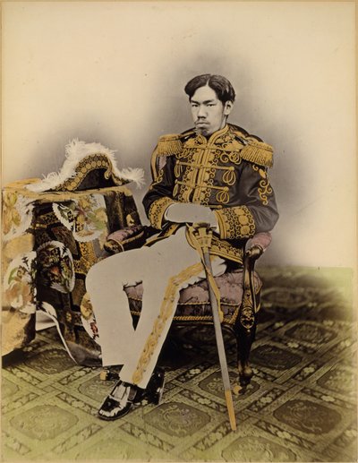 Mutsuhito, Meiji-kejseren, 1873. af Uchida Kyuichi
