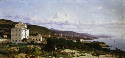Udsigt over Castiglioncello af Ugo Manaresi