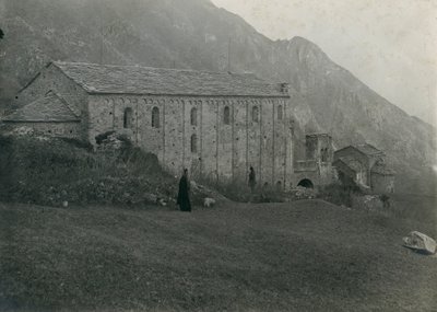 Klosteret San Pietro al Monte, Civate, Lombardiet, Italien, fotografi af Ugo Monneret de Villard, ca. 1910 af Ugo Monneret de Villard