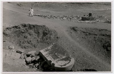Fragmenter af stele, Axum, Etiopien, foto af Ugo Monneret de Villard af Ugo Monneret de Villard