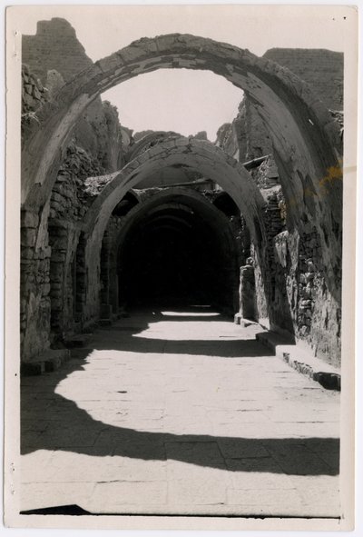 Galleri 94 mod syd, Sankt Simeons kloster, Aswan, Egypten, foto af Ugo Monneret de Villard af Ugo Monneret de Villard