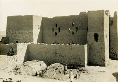Simeons kloster, Aswan, Egypten, foto af Ugo Monneret de Villard af Ugo Monneret de Villard