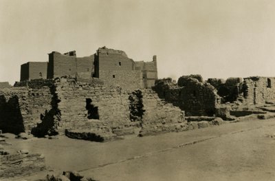 Simeons kloster, Aswan, Egypten, foto af Ugo Monneret de Villard af Ugo Monneret de Villard