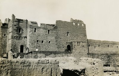 Simeon-klosteret efter restaureringen, Aswan, Egypten, foto af Ugo Monneret de Villard af Ugo Monneret de Villard
