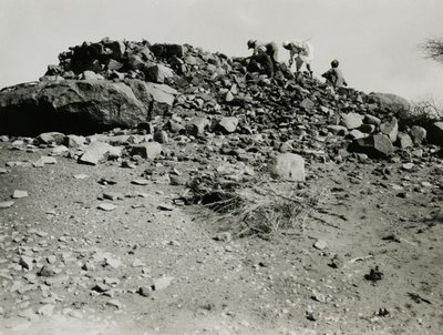 Ruiner i Goz Regeb-regionen, Sudan, fotografi af Ugo Monneret de Villard, ca. 1925 af Ugo Monneret de Villard