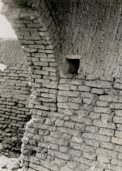 Ruiner af kirke i ørkenen, detalje af pendentiv til kuppel, Adindan, Egypten, foto af Ugo Monneret de Villard af Ugo Monneret de Villard