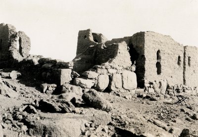 Ruiner på øen Bigeh, Egypten, foto af Ugo Monneret de Villard af Ugo Monneret de Villard