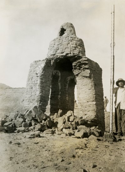 Grav i nekropolis, Qasr Ibrim, Egypten, foto af Ugo Monneret de Villard af Ugo Monneret de Villard
