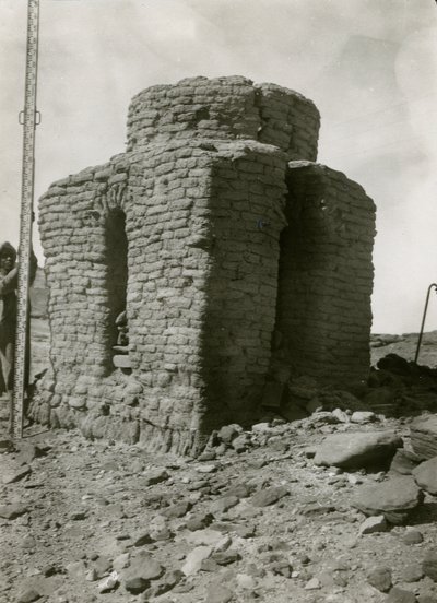 Grav i den nordlige nekropol, Qasr Ibrim, Egypten, foto af Ugo Monneret de Villard af Ugo Monneret de Villard