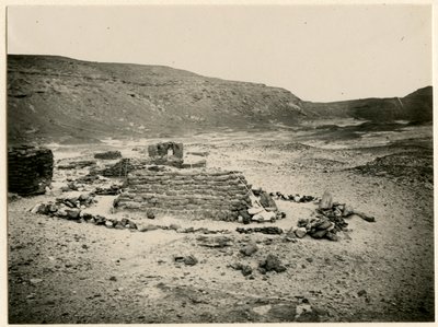 Grav i den sydlige nekropol, Qasr Ibrim, Egypten, foto af Ugo Monneret de Villard af Ugo Monneret de Villard