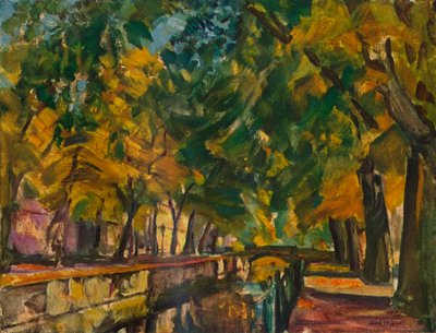 Kanalen ved Potsdam, c1926 af Ulrich Hubner