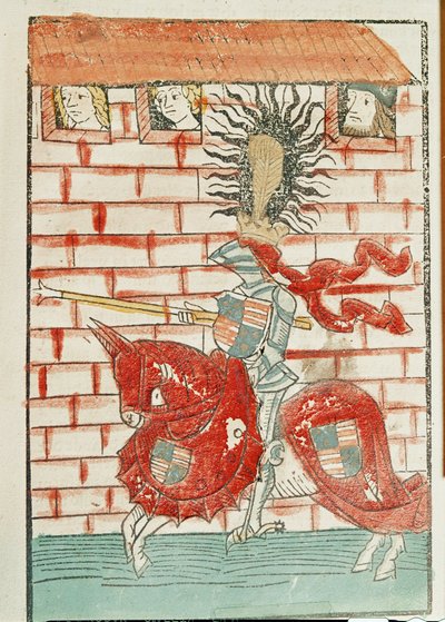 Heinrich von Cilli i en ridderturnering ... af Ulrich von Richental