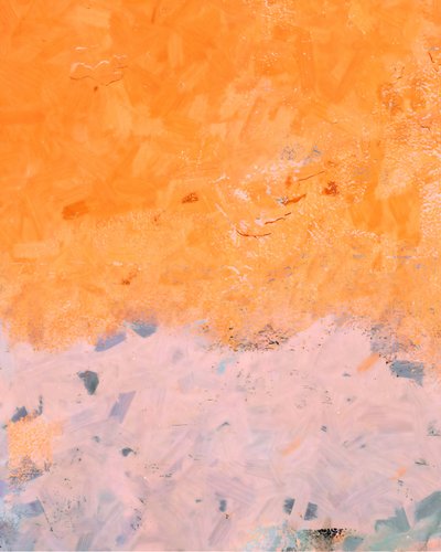 Orange Blush – Abstrakt af Uma Gokhale