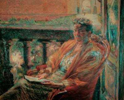 Portræt af fru Meta Quarck af Umberto Boccioni