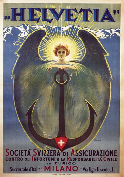 Helvetia plakat af Umberto Boccioni af Umberto Boccioni