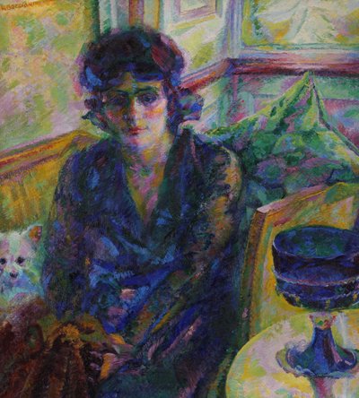 Portræt af Signora Cragnolini Fanna, 1916. af Umberto Boccioni