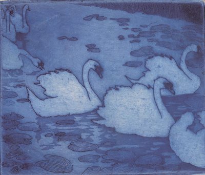 Svaner af Umberto Boccioni