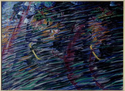 Sjælens tilstand: dem, der forlader Maleri af Umberto Boccioni (1882-1916) 1911 Milano, Pinacotheque de Brera af Umberto Boccioni