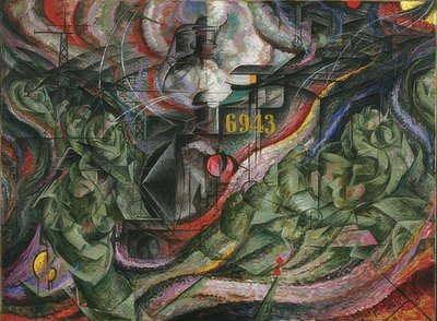 Sindetilstande I: Afskedene. 1911 af Umberto Boccioni