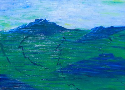 Sindetilstande: dem, der går af Umberto Boccioni