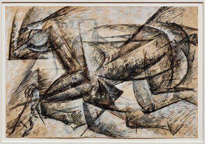 Studier til en cyklists dynamik af Umberto Boccioni