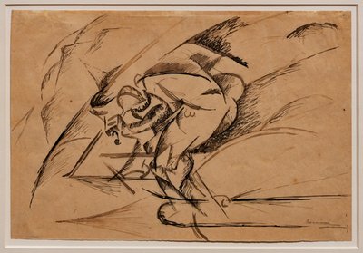 Studier til en cyklists dynamik af Umberto Boccioni