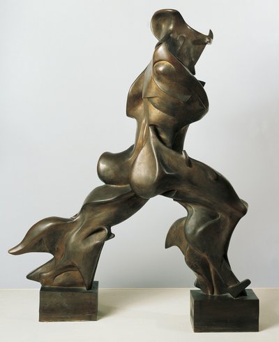 Unikke former for kontinuitet i rummet af Umberto Boccioni