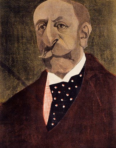 Portræt af Charles Camille Saint-Saens, fransk komponist, pianist og organist af Umberto Brunelleschi