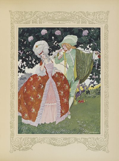 Hvad! En side, råbte prinsessen, en side har den frækhed at fortælle mig, at han elsker mig!, illustration fra 
