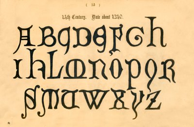 14. århundrede. Dateret omkring 1340, 1862 af Unbekannt