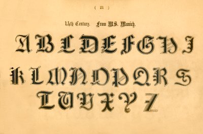 14. århundrede. Fra MS. München, 1862 af Unbekannt