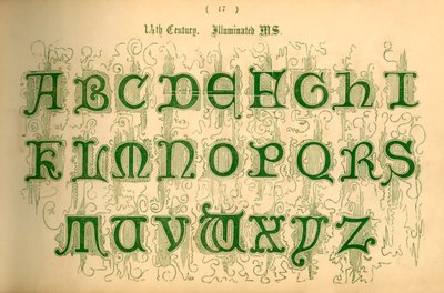 14. århundrede. Illuminated MS., 1862 af Unbekannt