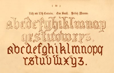 14. og 15. århundrede. To små. British Museum, 1862 af Unbekannt