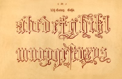 16. århundrede. Gotisk., 1862 af Unbekannt