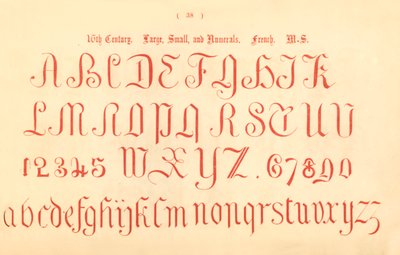 16. århundrede. Stor, lille og tal. Fransk. MS., 1862 af Unbekannt
