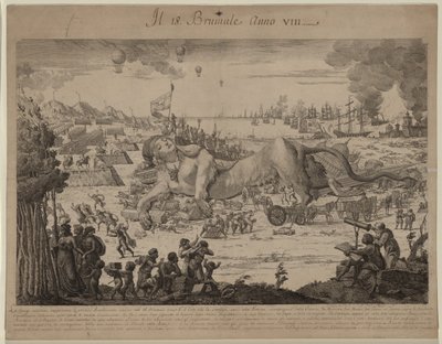 18 Brumaire i år VIII 9. november 1799, 1799 af Unbekannt