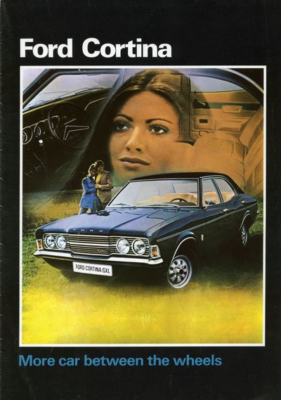 1972 Ford Cortina Mk3 salgsbrochureomslag. af Unbekannt