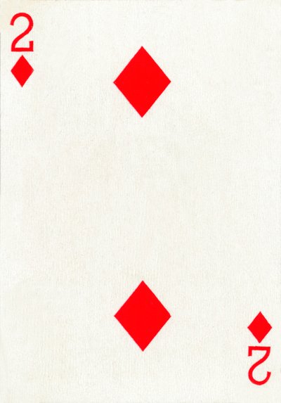 2 diamanter fra et sæt Goodall & Son Ltd. spillekort, c1940 af Unbekannt