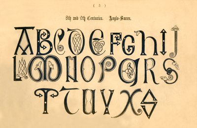 8. og 9. århundrede. angelsaksisk, 1862 af Unbekannt