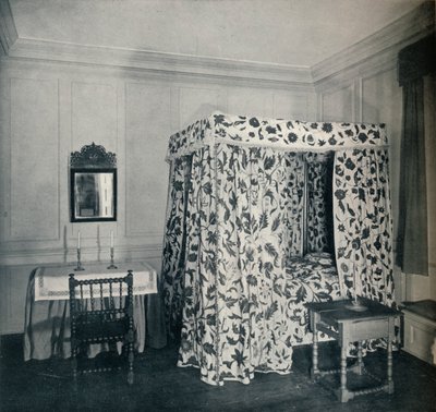 Et soveværelse fra major Nicholas Sewalls hus, hos Secretary, 1930 af Unbekannt