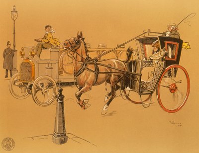 En Berliet lastbil, 1906 af Unbekannt