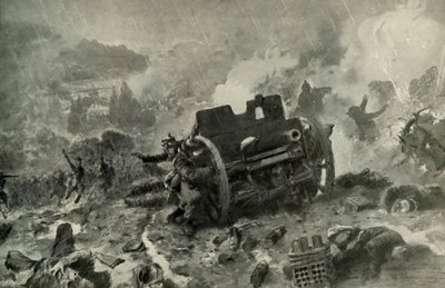 Et strålende fransk angreb på den tyske stilling i Argonne, 1919. af Unbekannt