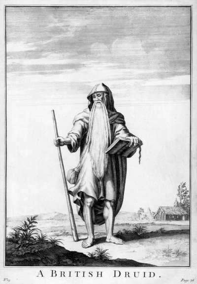 En britisk Druide af Unbekannt