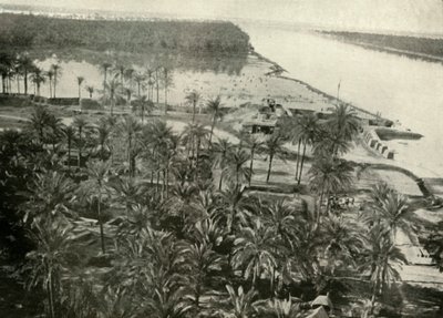 En britisk stilling ved floden Tigris, 1919. af Unbekannt
