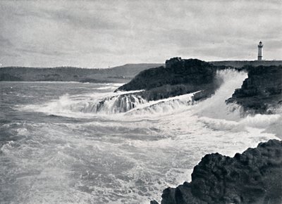 En charmerende udsigt over det maleriske kystlandskab i N.S.W., c1900. af Unbekannt