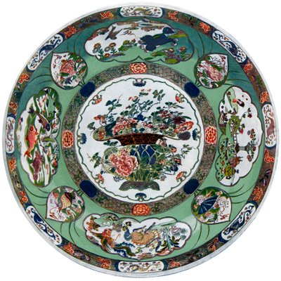 Et kinesisk porcelænsfad fra Kang-he-perioden, 1600-tallet 1903 af Unbekannt