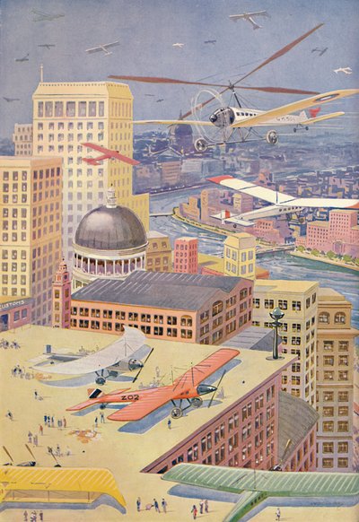 En fremtidens by, 1927 af Unbekannt