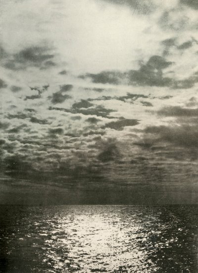En skyeffekt før havet frøs til, c1908, 1909 af Unbekannt