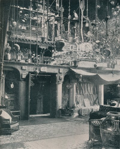 Et hjørne i Mr. Louis C. Tiffanys studie, 1897 af Unbekannt