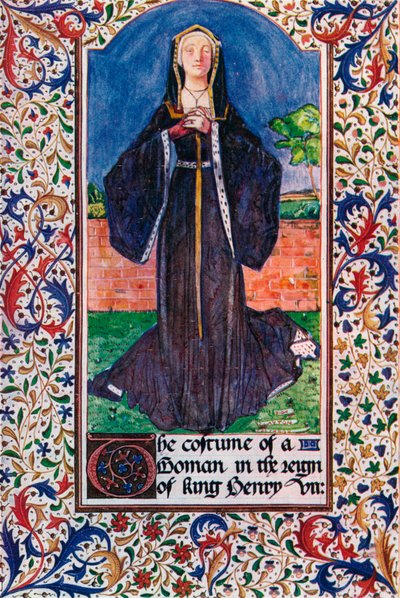 Et kostume i Kong Henry VII